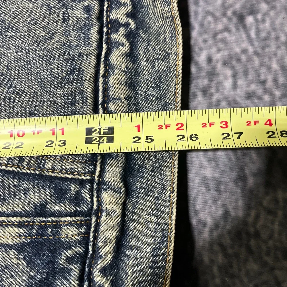 Vintage 80s Levi's Denim Trucker Jacket Size XL Sherpa Lined Acid‎ Wash USA
